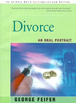 portada divorce: an oral portrait (en Inglés)