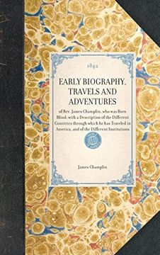 portada Early Biography, Travels and Adventures (en Inglés)
