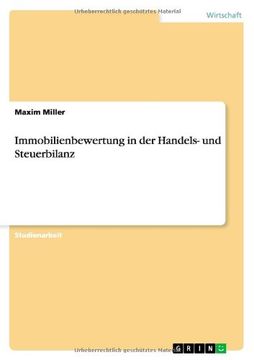 portada Immobilienbewertung in der Handels- und Steuerbilanz (German Edition)
