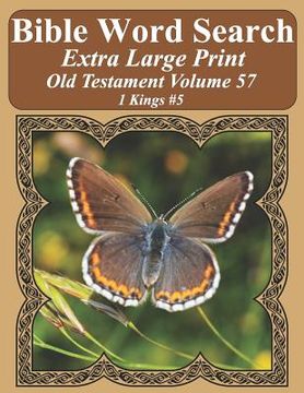portada Bible Word Search Extra Large Print Old Testament Volume 57: 1 Kings #5 (en Inglés)