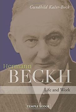 portada Hermann Beckh: Life and Work (en Inglés)
