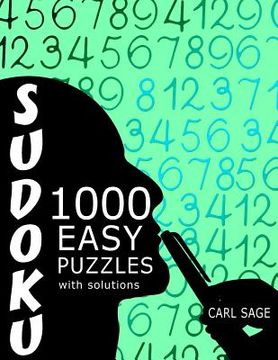 portada Sudoku: 1,000 Easy Puzzles With Solutions (en Inglés)
