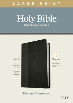 portada Kjv Large Print Thinline Reference Bible, Filament Edition (en Inglés)