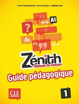 portada Zénith. Méthode de Français. Liv. 1. Guide Pédagogique 