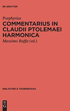 portada Commentarius in Claudii Ptolemaei Harmonica (in Griego Antiguo)