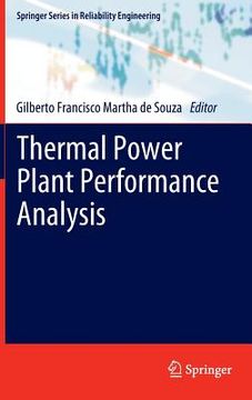 portada thermal power plant performance analysis (en Inglés)