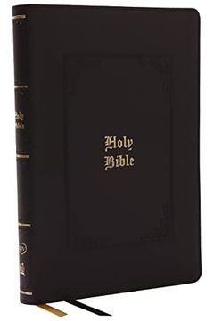 portada Kjv Bible, Giant Print Thinline Bible, Vintage Series, Leathersoft, Black, red Letter, Comfort Print: King James Version 
