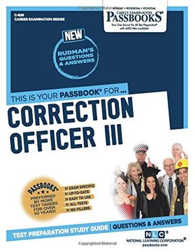 portada Correction Officer iii (in English)