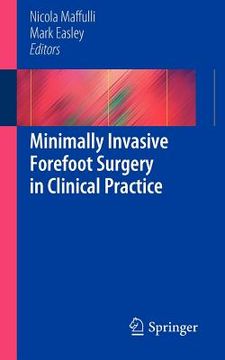 portada minimally invasive forefoot surgery in clinical practice (en Inglés)