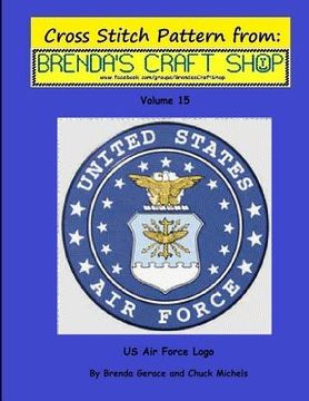 portada US Air Force Logo - Cross Stitch Pattern: Cross Stitch Pattern From Brenda's Craft Shop (in English)