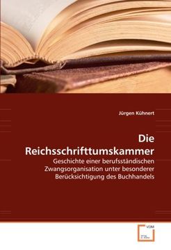 portada Die Reichsschrifttumskammer