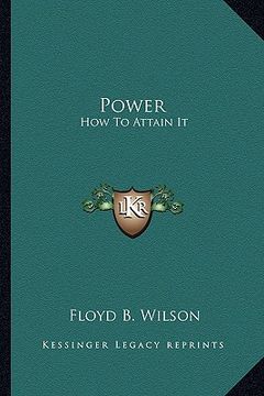 portada power: how to attain it (in English)