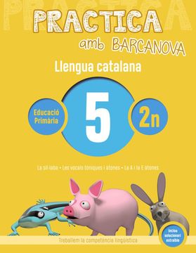 portada Quadern llengua 5 2n primaria practica (in Catalá)