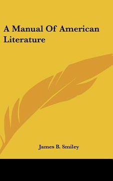 portada a manual of american literature (en Inglés)