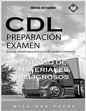 portada Examen de Preparación Para Cdl: Aprobación de Materiales Peligrosos (in Spanish)