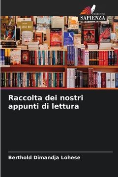 portada Raccolta dei nostri appunti di lettura (en Italiano)