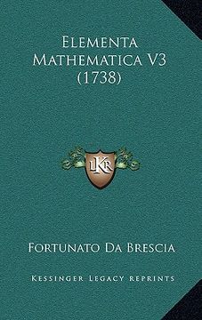 portada elementa mathematica v3 (1738) (en Inglés)