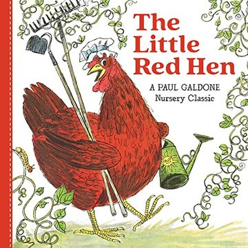 portada The Little red hen Board Book (Paul Galdone Nursery Classic) (en Inglés)
