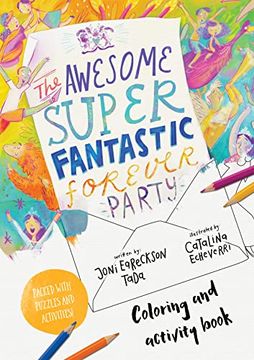 portada The Awesome Super Fantastic Forever Party art and Activity Book: Coloring, Puzzles, Mazes and More (Christian Bible Interactive Book for Kids Ages 4-8) (Tales That Tell the Truth) 
