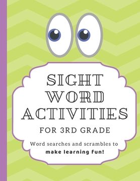 portada Sight Word Activities for 3rd Grade: High frequency word games and puzzles to make learning fun for kids age 7-9 (en Inglés)