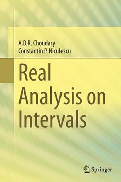 portada Real Analysis on Intervals (en Inglés)