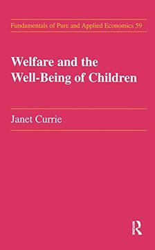 portada Welfare and the Well-Being of Children (en Inglés)