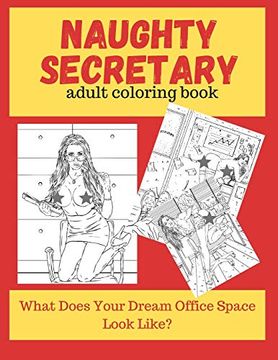 portada Naughty Secretary Adult Coloring Book (in English)