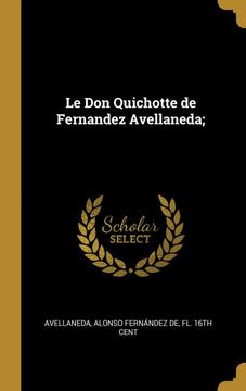 portada Le don Quichotte de Fernandez Avellaneda; 