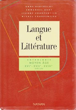 portada Langue et Littérature, Tome 2, L'anthologie