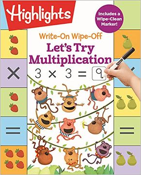 portada Write-On Wipe-Off Let'S try Multiplication (Highlights Write-On Wipe-Off fun to Learn Activity Books) (in English)