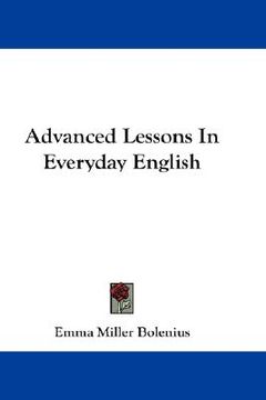 portada advanced lessons in everyday english (en Inglés)