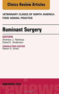 portada 32: Ruminant Surgery, An Issue of Veterinary Clinics of North America: Food Animal Practice, 1e (The Clinics: Veterinary Medicine)