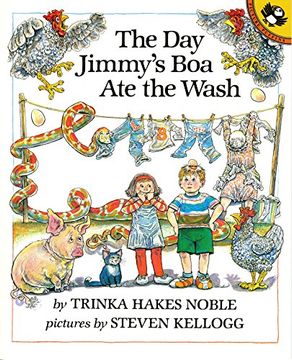 portada The day Jimmy's boa ate the Wash (Picture Puffin) (en Inglés)