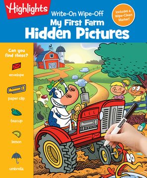 portada Write-On Wipe-Off my First Farm Hidden Pictures (Write-On Wipe-Off my First Activity Books) (en Inglés)