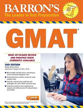 portada Barron's Gmat With Online Tests 