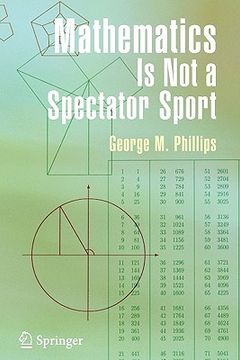 portada mathematics is not a spectator sport (en Inglés)