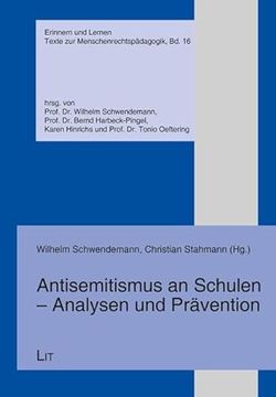 portada Antisemitismus an Schulen - Analysen und Pr? Vention (in German)