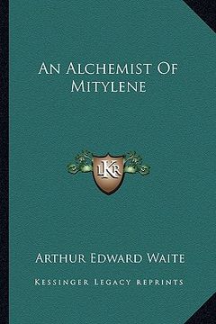 portada an alchemist of mitylene (in English)