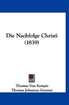 portada Die Nachfolge Christi (1839) (en Alemán)