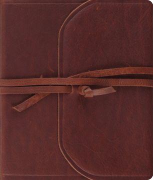 portada Esv Journaling Bible (Brown, Flap With Strap) (en Inglés)