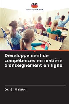 portada Développement de compétences en matière d'enseignement en ligne (en Francés)