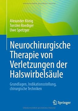portada Neurochirurgische Therapie von Verletzungen der Halswirbelsäule (en Alemán)