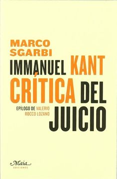 portada Immanuel Kant Critica del Juicio (Claves Para Comprender la Filosofía)