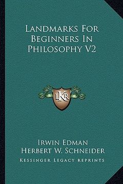 portada landmarks for beginners in philosophy v2 (en Inglés)
