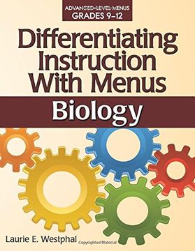 portada Differentiating Instruction With Menus: Biology (en Inglés)