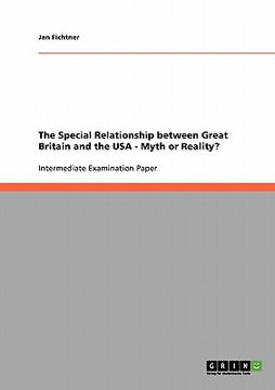portada the special relationship between great britain and the usa - myth or reality?