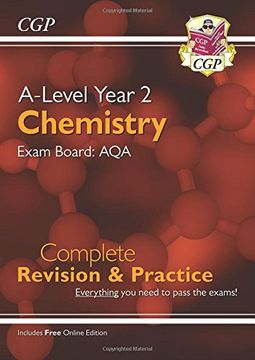 portada New A-Level Chemistry for 2018: Aqa Year 2 Complete Revision & Practice With Online Edition (en Inglés)