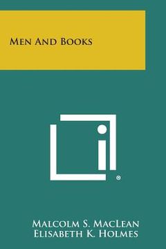 portada Men and Books (en Inglés)