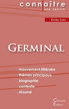 portada Fiche de Lecture Germinal de Mile Zola Analyse Littraire de Rfrence et Rsum Complet