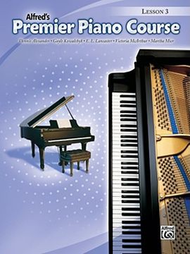portada alfred's premier piano course: lesson 3 (in English)